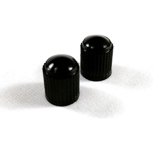 4Pcs/lot Plastic Bike Bicycle Valve Dust Caps Car Van Motorbike Tyre Tubes Black