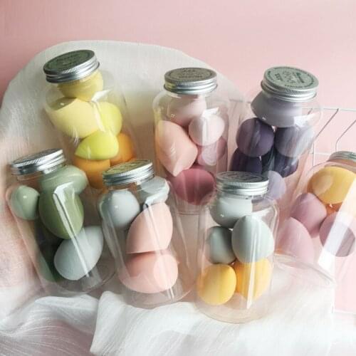 7pcs Beauty Egg cosmetic puff Super Giant Soft Makeup Sponge Makeup Egg Powder Puff No Powder Dry Wet Canned beauty sponge