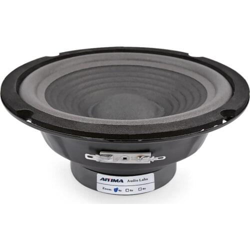 AIYIMA 1Pcs 6.5 Inch Midrange Bass Speaker 4 Ohm 8 Ohm 150W Card Package Speaker Subwoofer Speaker DIY For Home Theater