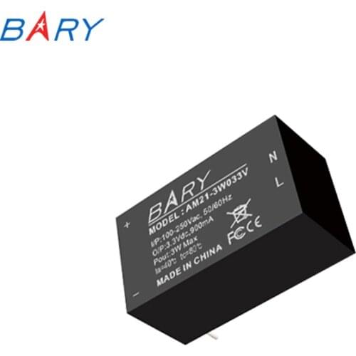 10PCs AC-DC Buck Power Supply Low-PowerStep-Down Module 900mA 3.3V 3W BARY AM21-3W033V DIP Industrial Grade High Stability
