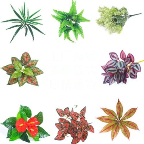 1 Piece Simulation Of Large Persian Grass Chlorophytum Plant Simulation Of Plant Wall Material Persian Leaf Big Fern Leaf Row