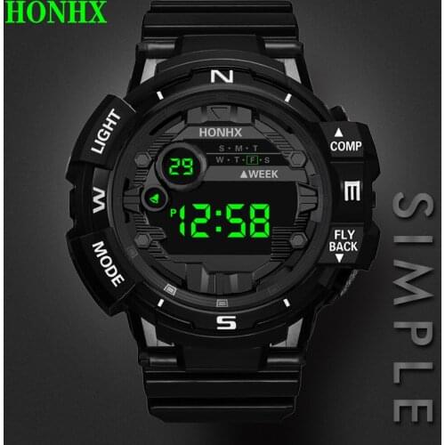 New Casual Wrist watches Men Watch LED Digital Sport Men Gift Unisex LED Digital Watch Man Military Clock Relogio Masculino