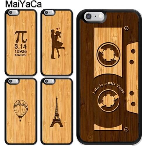 Mix Tape Bamboo Patterned Case For iPhone 12 Mini 11 Pro MAX X XR XS MAX SE 2020 6S 7 8 Plus 5s Cover