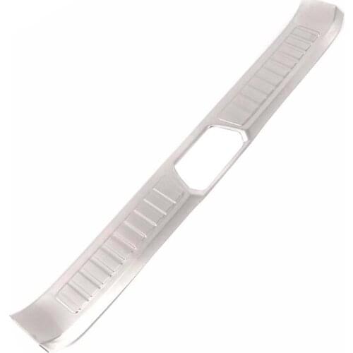 For Renault Kadjar 2015-2017 Stainless Interior Rear Bumper Protector Sill Trim Tail Trunk Guard Pedal Cover Car Accessories