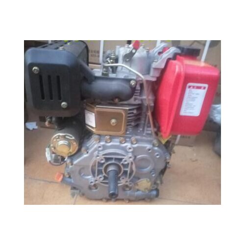 Fast Shipping Diesel Engine Electric Start 186FE 10HP air cooled Flat key shaft conical degree shaft Rachis shaft