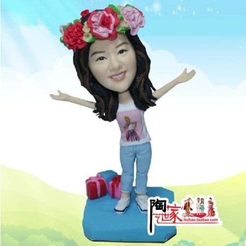 2019 top fashion custom frozen wedding Christmas birthday Figure gift cake topper couple party decoration favors and gift