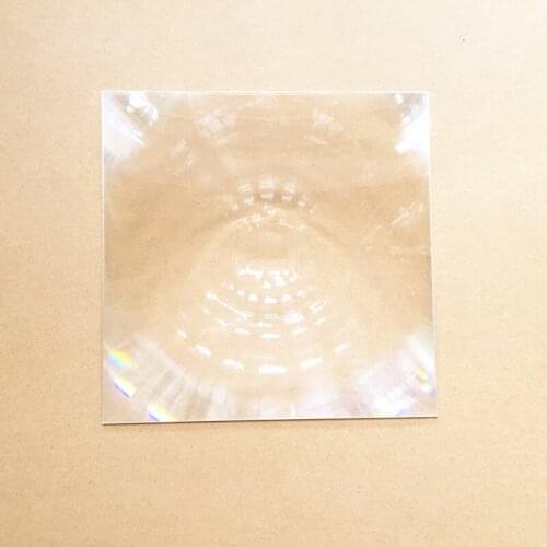 1 pcs free shipping quare Fresnel Lens 200*200MM Focal length 100mm Solar energy condenser lens Mobile phone zoom lens
