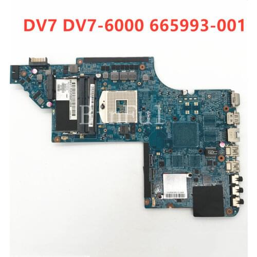 High quality For pavilion DV7 DV7-6000 Laptop motherboard 665993-001 665993-501 665993-601 HM65 100% full Tested