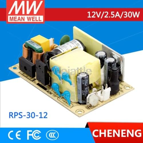 MEAN WELL original RPS-30-12 12V 2.5A meanwell RPS-30 12V 30W Single Output for Medical Type