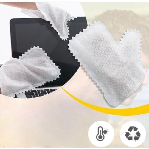 Multi-Purpose Non-Woven Cleaning Gloves Kitchenware Floor Desk Towel Fish Scale Cleaning Duster Gloves