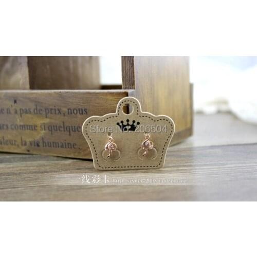 Table Number cards, Scallop Kraft Blank Hang tag Retro Gift tag,500pcs/lot High Quality Kraft Tag yxc018