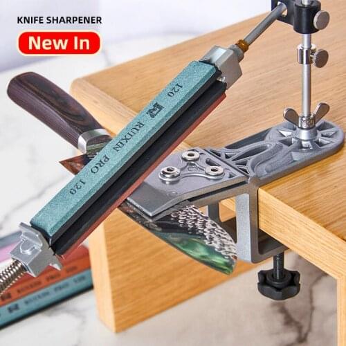 NEW Knife Sharpener Professional Sharpening Stone Whetstone Kitchen Tools Accessories Gadgets Grinding Wet Ruixin Pro Diamond