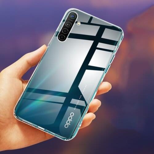 Clear TPU Phone Case for OPPO Realme 8 5 6 7 Pro 5 5i 6i 7i Case Silicon Soft Back Cover Realme 7 Realme8 5G 4G C11 C12 C15