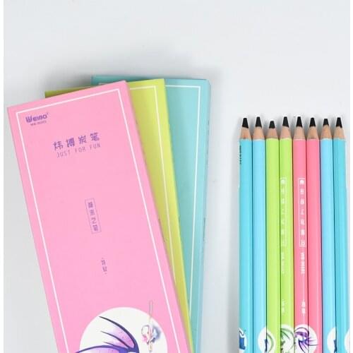 Carbon Pen Highlight Pencil Sketch Charcoal Pencils Set Art Painting Supplies Hand-painted Soft Medium Hard Carbon Pens