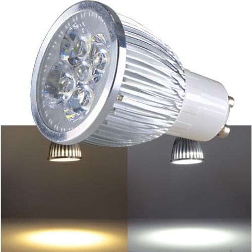 Bombilla led gu10 spotlight 5W super Ac Dc 12v 24v Aluminum shell high power chip 580LM 12 24 volt bulb spot ceiling downlight
