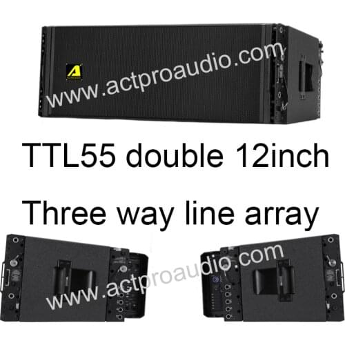 TTL55 three-way dounle 12inch line array speaker double 18inch subwoofer line array speaker system Professional audio