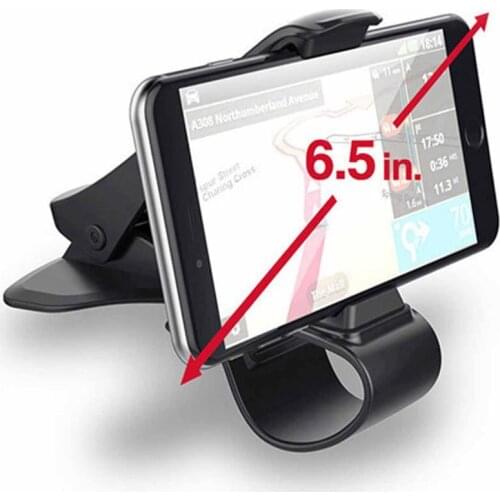 Universal Cradle Adjustable GPS Holder HUB Dashboard Phone Mount Smartphone GPS Navigation Black Car Holder Support