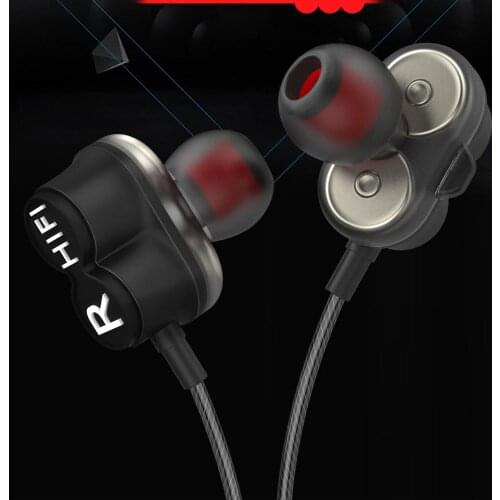 Universal 3.5mm Wired Earphones HIFI Earphone with MIC Volume Control for iPhone Samsung Huawei Android