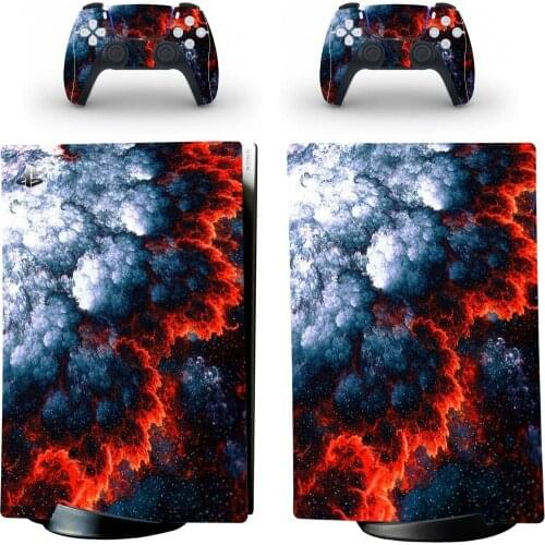 Starry Sky PS5 Digital Edition Skin Sticker Decal Cover for PlayStation 5 Console and 2 Controllers PS5 Skin Sticker Vinyl