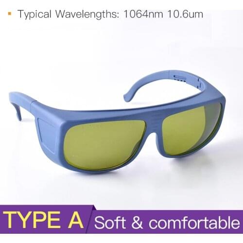 For Laser Fiber Machine Laser Goggles With CE 800-1100nm Protection Safety Eyewear Protective Glasses Infrared OD4+ 1064nm