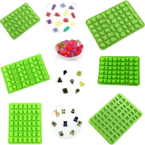 1 Set small animals chocolate silicone mold fondant tool cartoon candy Eco-Friendly Silicone Gummy Bear