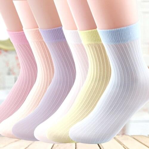 10Pairs/Lot Baby Socks Summer Children Sock Breathable Nylon Cotton Kid Socks For Boys Girls Thin Socks