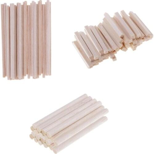 110 Packs Balsa Wood Block Stick Rod DIY Modeling Woodworking Craft