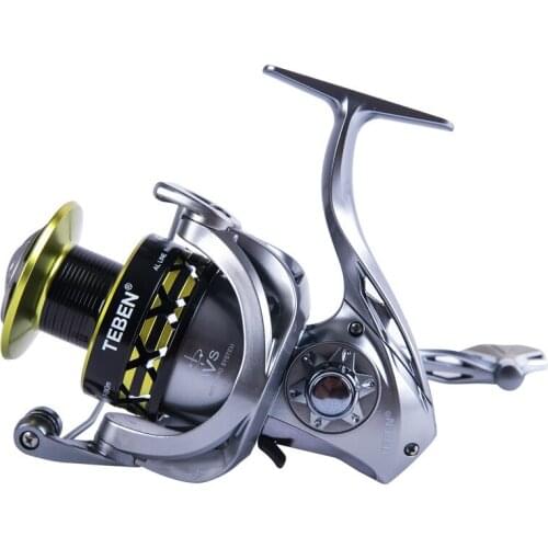 6000s 8000s Spinning Fishing Reel Peche 6BB 4.5:1 Carp Feeder Wedkarstwo Vessel Molinete De Pesca Rock Telescopic Angeln Wheels