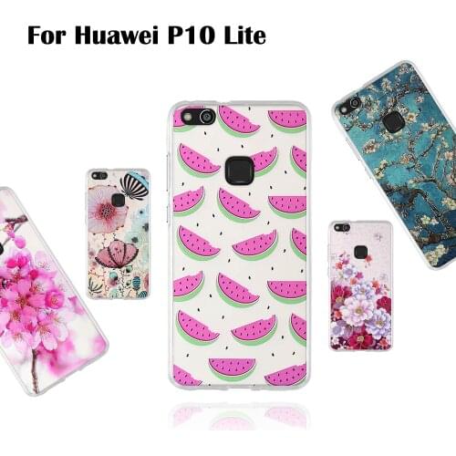 3D Cases For Funda Huawei P10 lite Case Cover For Capas Huawei P10 Lite Phone Case Silicone Soft TPU Cute Shell P10Lite Light