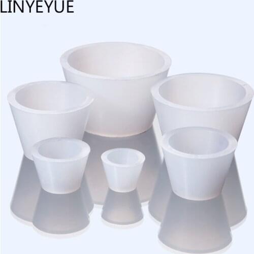 6 pieces/set Silica funnel holder Breus Funnel Bracket Ealing Ring resistant to high temperature suction flask pad
