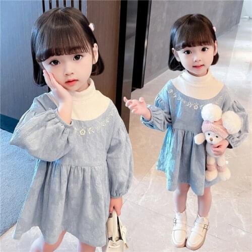 Girl Dress Kids Baby Gown 2021 Sweet Spring Autumn Toddler Formal Party Outfits Sport Teenagers Dresses Cotton Children Clothing