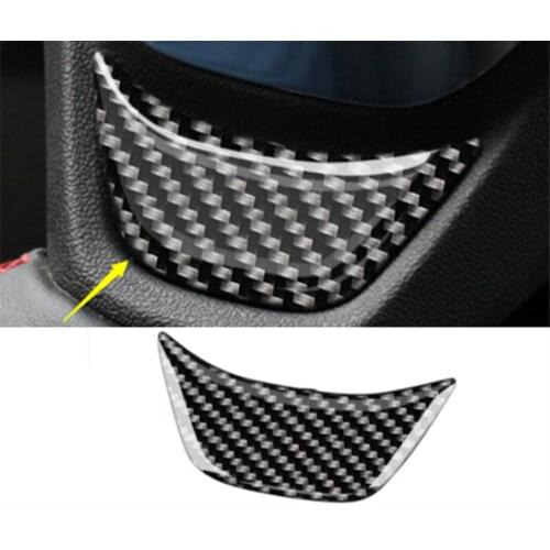 For Toyota Camry 2018-2019 Carbon Fiber Grain Steering Wheel Decorative Sequins 1pcs