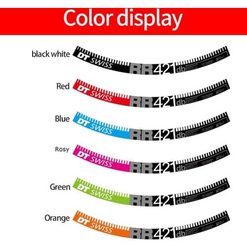 DT RR421 421 Wheel Sticker Set for MTB Bicycle Rim Mountain Bike Sticker Cycling Decals