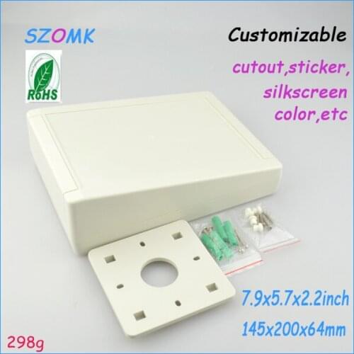 Electro shocker electronics project instrument box (1 pcs) 145*200*64mm enclosures for electronics plastic case distrubition box