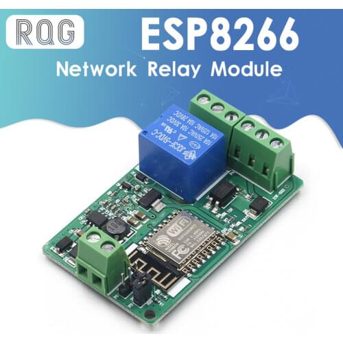 ESP8266 Relay Module 10A 220V Network Relay WIFI Module Input DC 7V~30V 4 Layers Board TVS Input Automatic Protection