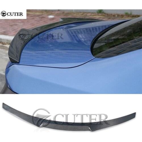 F33 M4 F83 Carbon fiber Rear Wings trunk Lip Spoiler For BMW 4 series 428i 435i F33 M4F83 car body kit 13-18