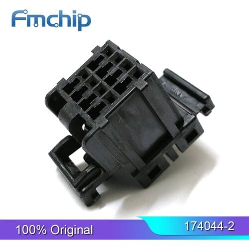 FMchip Original 174044-2 Automotive Connector Applicable 173681-1 Contact CONN PLUG HSNG 8POS DUAL BLACK Housing 174049-2