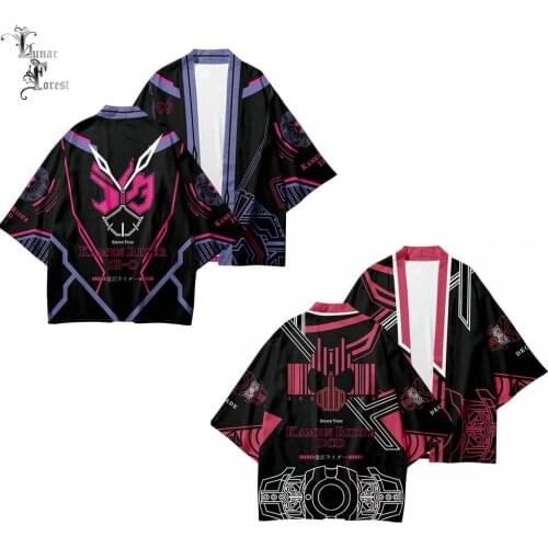 Kamen Rider 3D Printing Japanese Kimono Haori Yukata Cosplay Women/Men Fashion Summer Anime Casual Cool Short Sleeve Streetwear