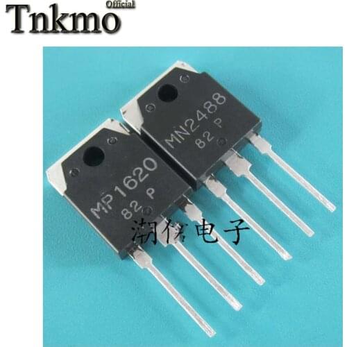 10Pairs MN2488 + MP1620 TO-3P 10A 160V Silicon Power Transistor free delivery