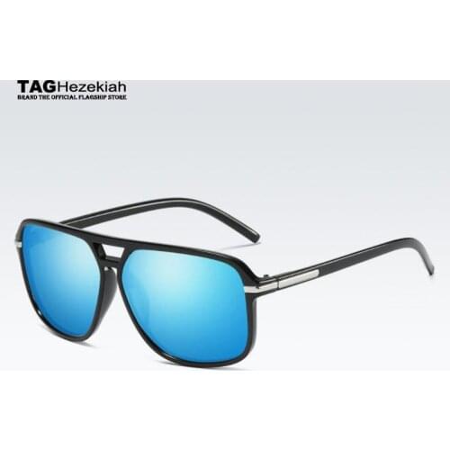 TAG Hezekiah Polarized Square Sunglasses Women men Colorful Lens 2018 Brand Designer Fashion Retro Sun Glasses Driver driving