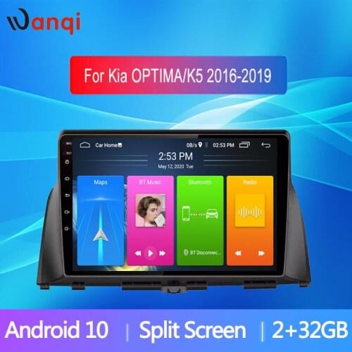 Wanqi 10.1 inch Android 10.0 multimedia player GPS navigation for Kia OPTIMA/K5 2016 2017 2018 2019 2Din+WIFI stereo car radio