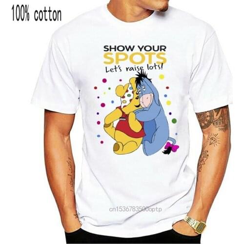 Eeyor Mens Womens Tops Tee T Shirt Charity Day DTDonation 2 Chairty DT T-Shirt Street Wear Fashion