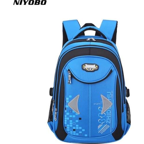 NIYOBO Safe Reflective Kids School Bags Cartoon Words Print Dolls Canvas Backpack Baby Girls Boys Book Bag teenagers Rucksacks