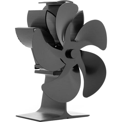2021 New Newly Designed Heat Powered Home Fireplace Stove Fan 5 Blades Ideal Gift