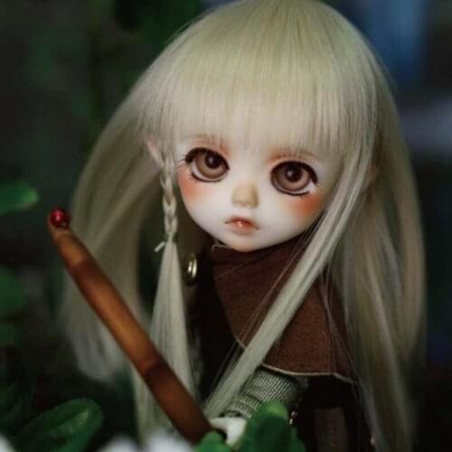 2021 New Style 1/6 BJD Wig Super Doll Wig Fashion Cute High Temperature For BJD Doll Hair