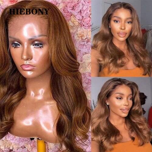 13x6 Body Wave Lace Front Human Hair Wigs with Baby Hair Brazilian Hair Blonde Body Wave Lace Front Wigs Bleached Knots Lace Wig
