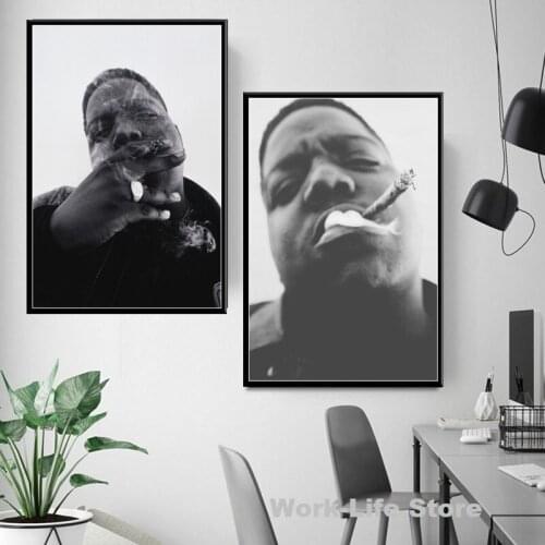 Posters and Prints The Notorious B.I.G Biggie Smalls Tupac Wall Art Poster Canvas Painting Pictures for Home Decoration