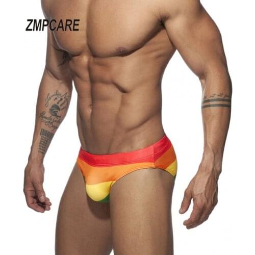 Mens Swimwear Low Rise Swimming Trunks Briefs Sexy Push Up Pad Pouch Man Board Shorts Swimsuit Swim Trunks Beach Shorts