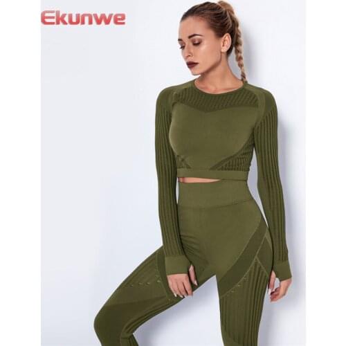 Sexy Fitness Yoga Suits 2PCS Sports Shirts Mesh Push Up Fitness Sets Sports Leggings Sets Workout Training Yoga Suits Gym Wear