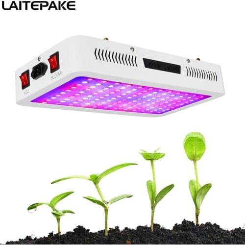 Led grow light TG1200W /1500W/1800W VEG/BLOOM Dual model/chips Full spectrum for grow tent indoor plants cultivation grow result